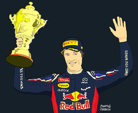 Mark Webber by Muneta & Cerracín