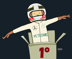 Lewis Hamilton by Muneta & Cerracín