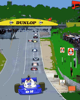 Patrick Depailler by Muneta & Cerracín