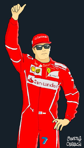 Kimi Räikkönen by Muneta & Cerracín