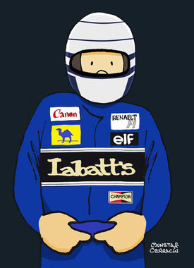 Riccardo Patrese by Muneta & Cerracín
