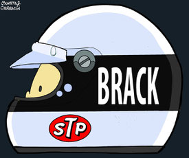 Helmet of Bill Brack by Muneta & Cerracín