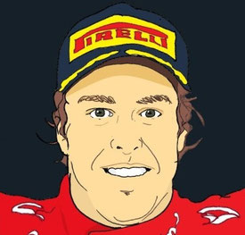 Fernando Alonso by Muneta & Cerracín