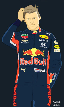 Max Verstappen by Muneta & Cerracín