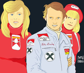 Niki Lauda by Muneta & Cerracín