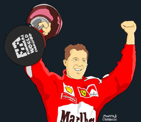 Michael Schumacher by Muneta & Cerracín
