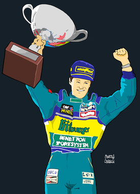 Michael Schumacher by Muneta & Cerracín