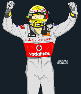 Lewis Carl Hamilton by Muneta & Cerracín