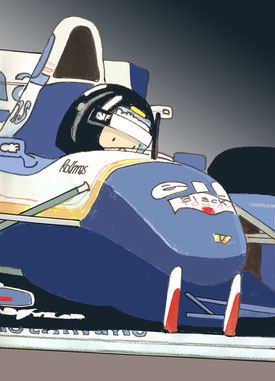 Damon Hill by Muneta & Cerracín