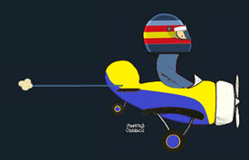 Fernando Alonso by Muneta & Cerracín