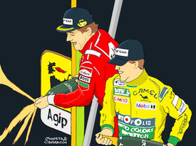 Ayrton Senna by Muneta & Cerracín