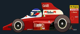 Gianni Morbidelli by Muneta & Cerracín