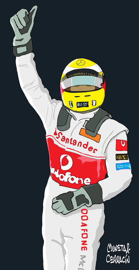 Lewis Hamilton by Muneta & Cerracín