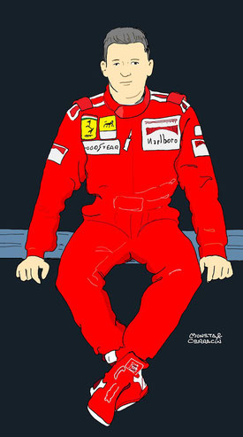 Gianni Morbidelli by Muneta & Cerracín