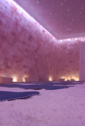 Mit Progressive Muskelentspannung  entspannen im Salzraum der Salsluft in Mönchengladbach Wickrath