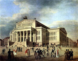 Schauspielhaus am Gendarmenmarkt, um 1825