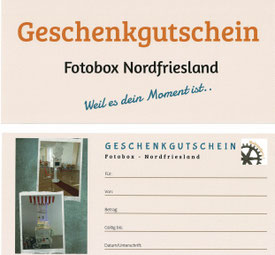Fotobox Nordfriesland / Geschenkgutschein, Fotobox, Candybar, Billardtisch