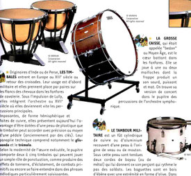 famille des instruments membranophones cycle 3