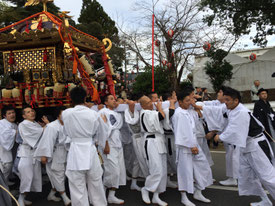佐倉の秋祭り宮出し