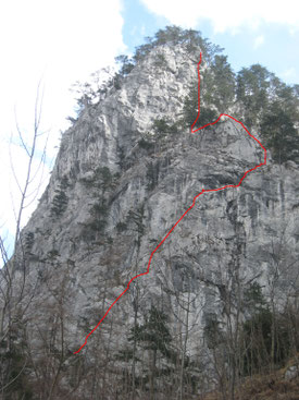 Übersicht alte Westwand