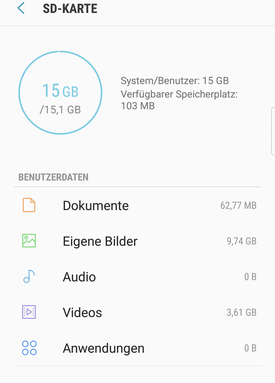 Speicher Smartphone voll Zu viele Fotos