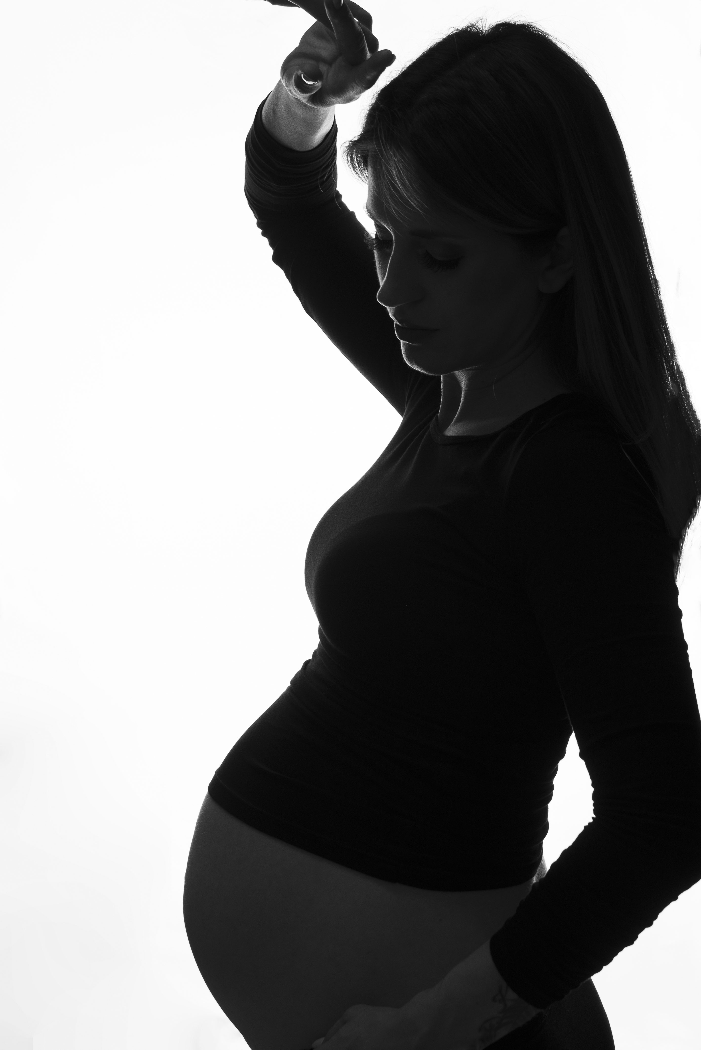 zwangerschapsshoot silhouet Fotoshoot Rotterdam