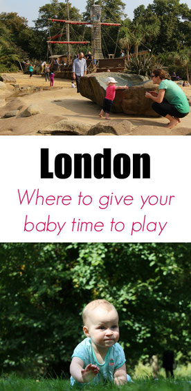 London - Giving Your Baby Time to Play! We made sure our daughter had time to explore each day while visiting London. See where we found playgrounds or green space to let her play.