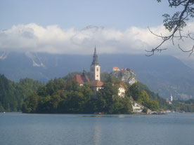 Bled-kasteel-kerk-eiland-meer-Slovenië