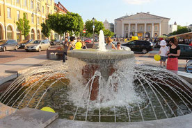 Vilnius. Rotušės fontanas  / City hall fountain. Photo Gintaras Burba