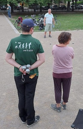 Pétanque pour le plaisir
