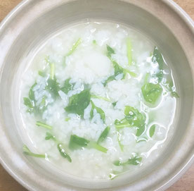 体をリセットする七草粥