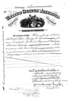 GGB Pension ‘Reissue’ Under Act of Feb 6, 1907