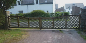 Portail en bois sur mesure