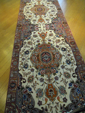 TABRIZ wool&silk 402x87cm  BENAM工房