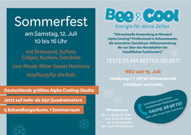 Veranstaltung Sommerfest Bee Cool Schwanewede