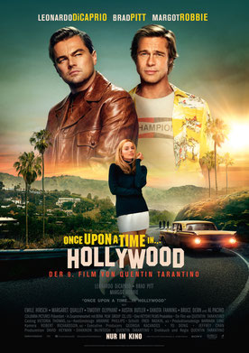 Once Upon A Time In Hollywood Hauptplakat