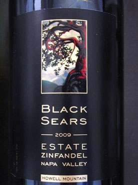 BLACK SEARS ESTATE ZINFANDEL 2009