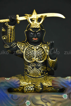 桧　２.５寸　文殊菩薩　仏像＃０５３ 桧 2.5寸 文殊菩薩 仏像＃053