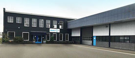 Außenansicht der niederländischen Tochtergesellschaft Smartfloor B.V. in Almelo 