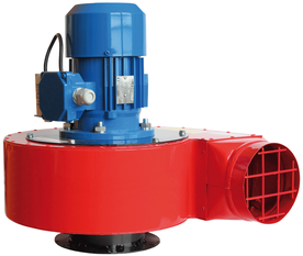 AirMex W-E Flanschventilator – stationärer Industrieventilator zur Wandmontage für lokale Be- und Entlüftung