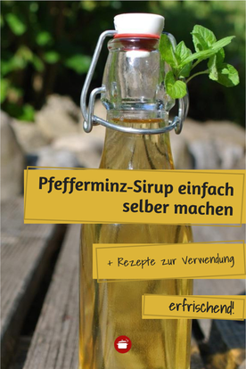 Sirup aus #minzehaltbarmachen #Pfefferminze #minze #sirup #einkochen