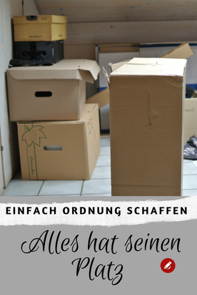 Alles hat seinen Platz - Chaos vorbeugen - so gehen Sie am besten vor #ordnung #platz #aufräumen