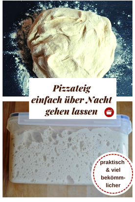 Pizzateig über Nacht gehen lassen #pizzateig #pizzateigübernacht #langegehzeit #thermomixrezept #orgaBine