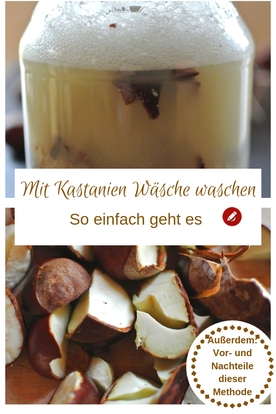 Mit #kastanien #Wäschewaschen #waschmittel #diy #orgaBine