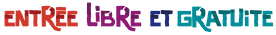 Logo entrée libre et gratuite