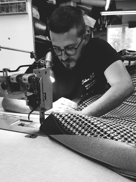 vôtre artisan de chez sellerie B.C en action 