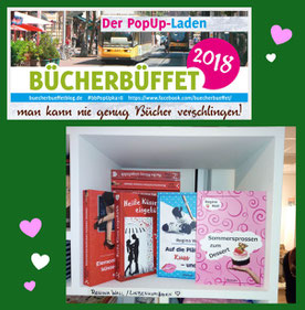 Pop-up-Laden Bücherbüffet Karlsruhe, Regina Wall, Liebesromane