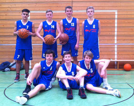 Paul, Sebastian, Finn (alle 8d), Leon, David, Julian (alle 10a), Valentino (10c)