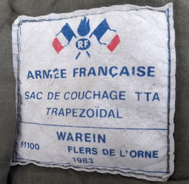 Sac TTA produit par Warein en 1983