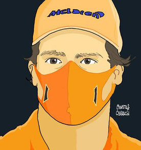 Carlos Sainz by Muneta & Cerracín